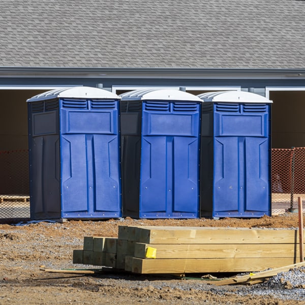 are there any restrictions on where i can place the porta potties during my rental period in Derby IN